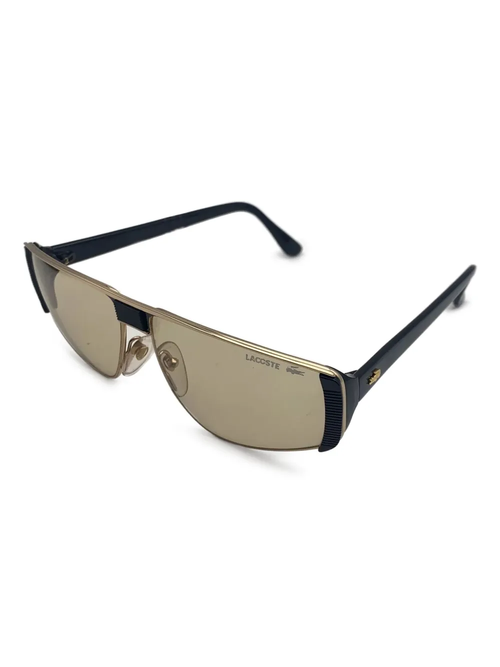 Lacoste 138 metal-frame sunglasses - Zwart