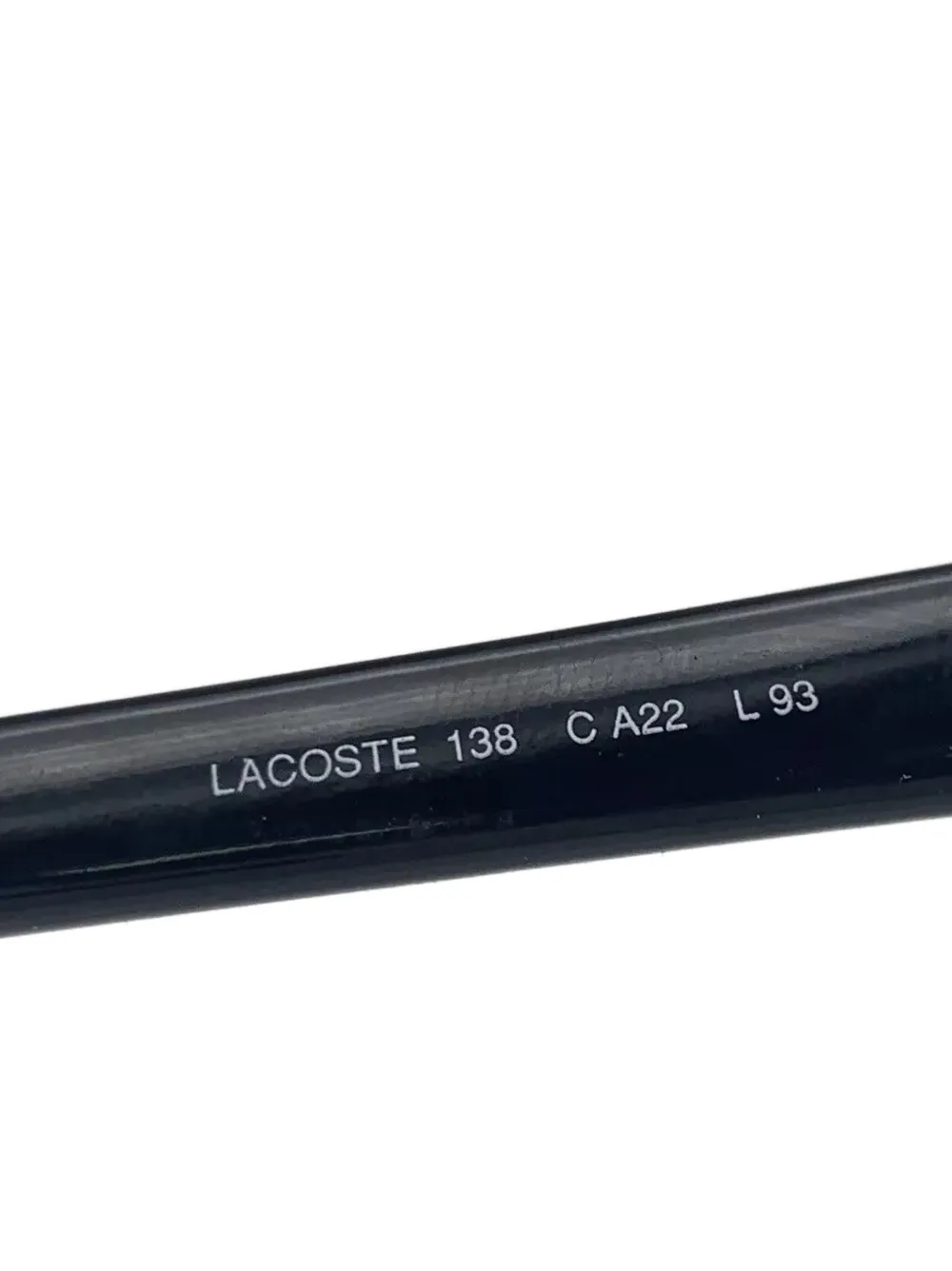 Lacoste 138 zonnebril met metalen montuur Zwart