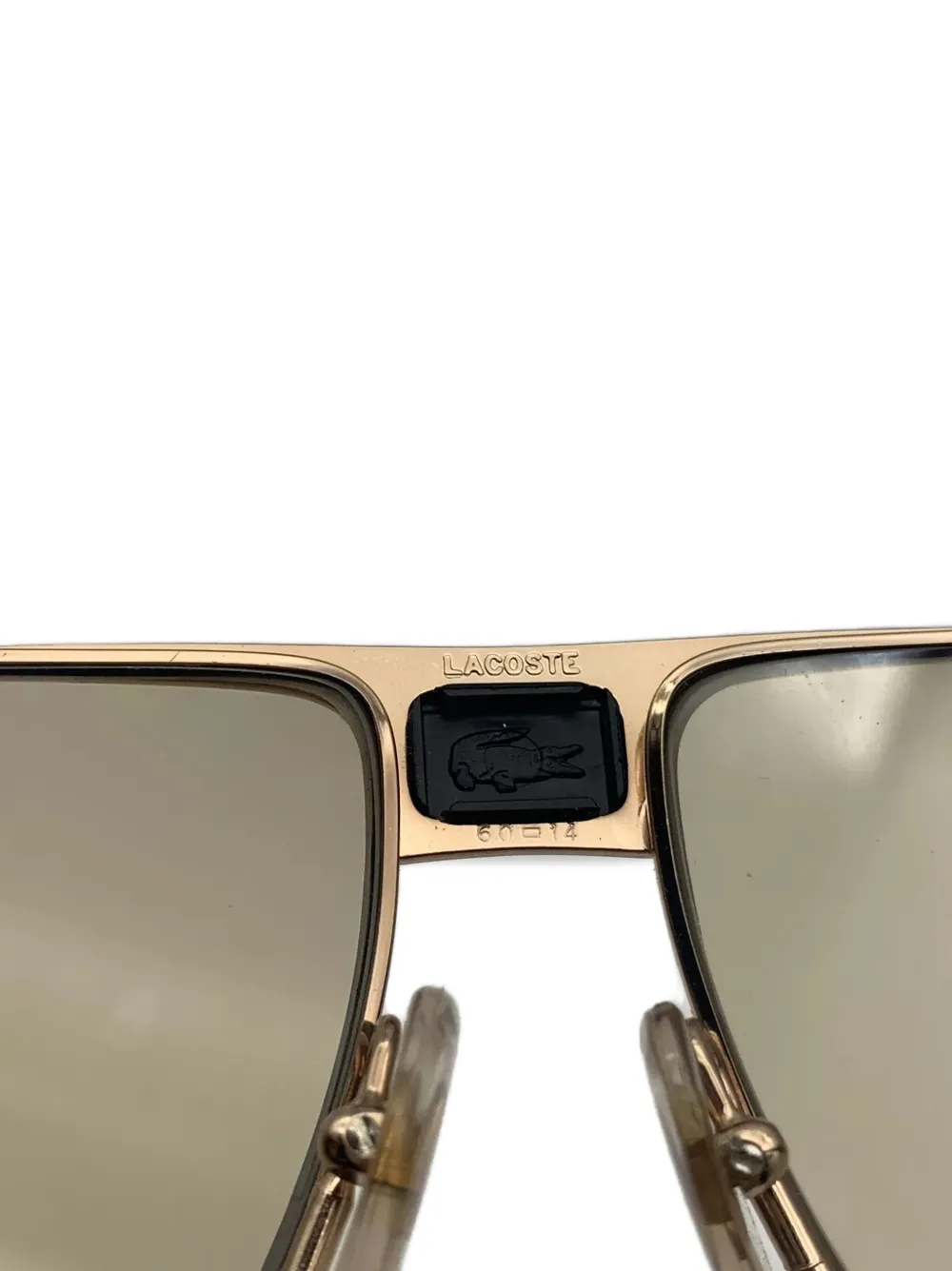 Lacoste 138 zonnebril met metalen montuur Zwart