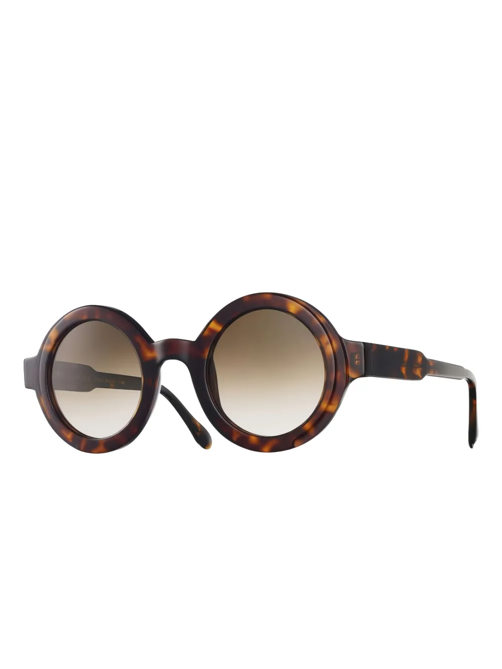 Massada Pierced Hemisphere round-frame sunglasses - Bruin