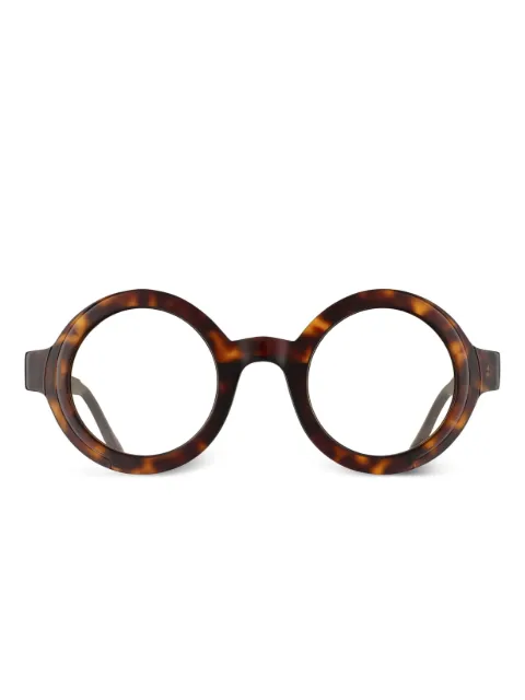 Massada Pierced Hemisphere round-frame glasses
