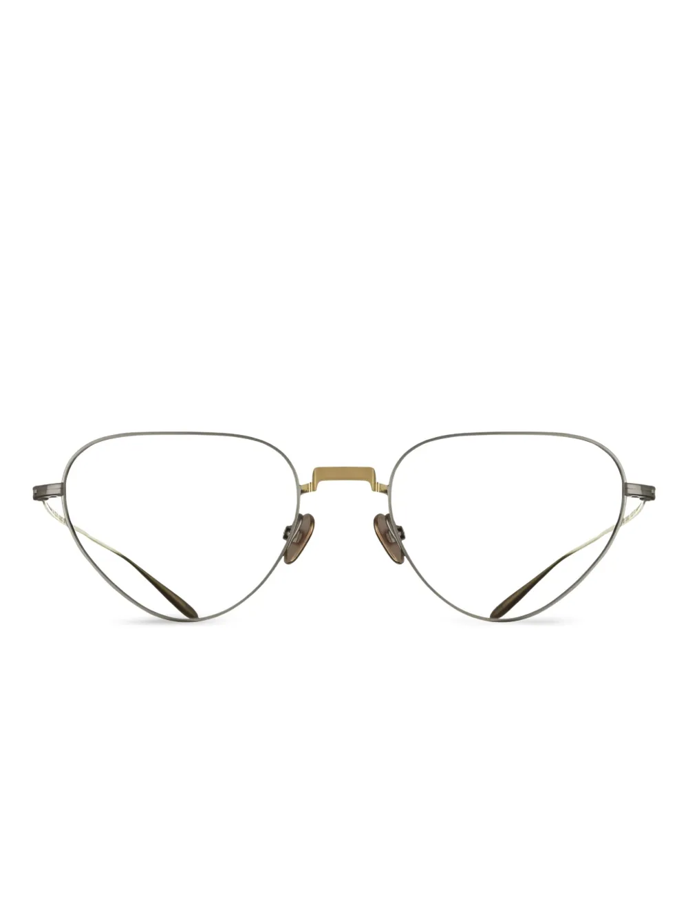 Massada lunettes de vue à monture géométrique | or | Image 1