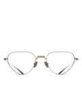 Massada geometric-frame glasses - Gold