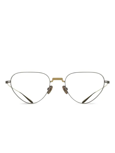 Massada geometric-frame glasses