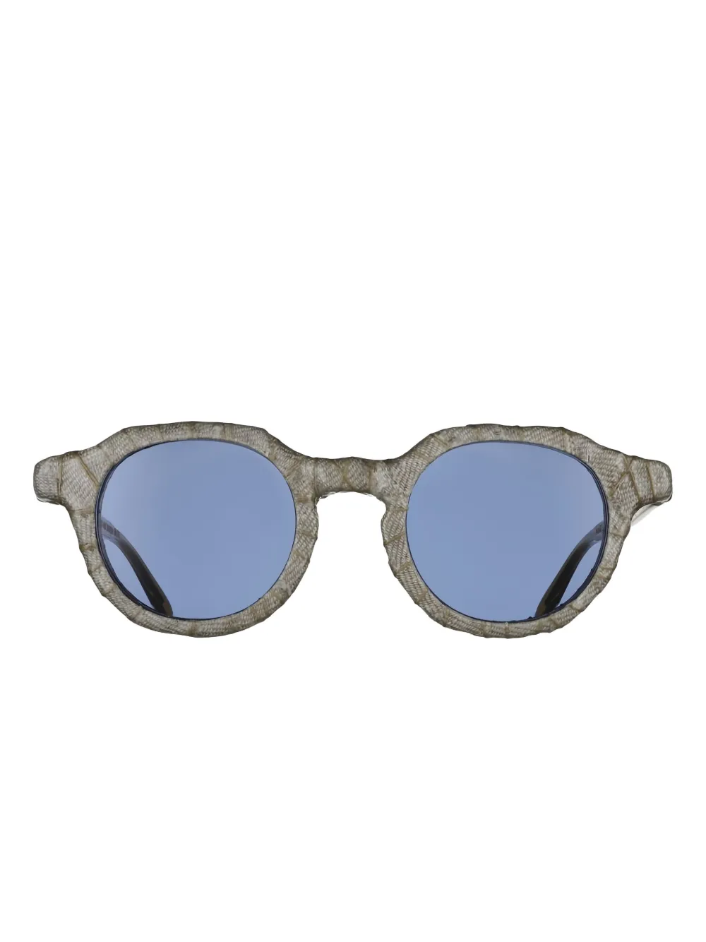 Massada Wrapped Mart1 round-frame sunglasses - Grigio