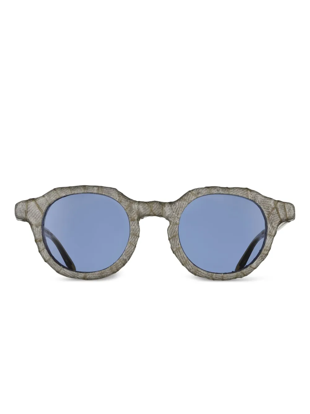 Massada Wrapped Mart1 round-frame sunglasses | Grey | Image 1