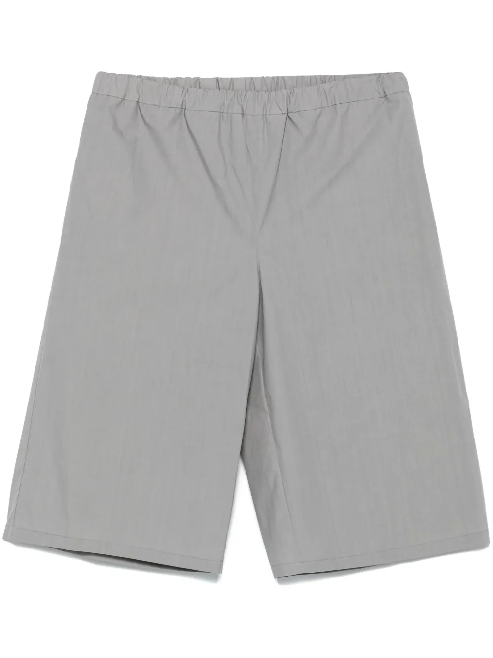 waxed poplin shorts