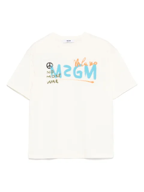 MSGM Kids logo-print T-shirt