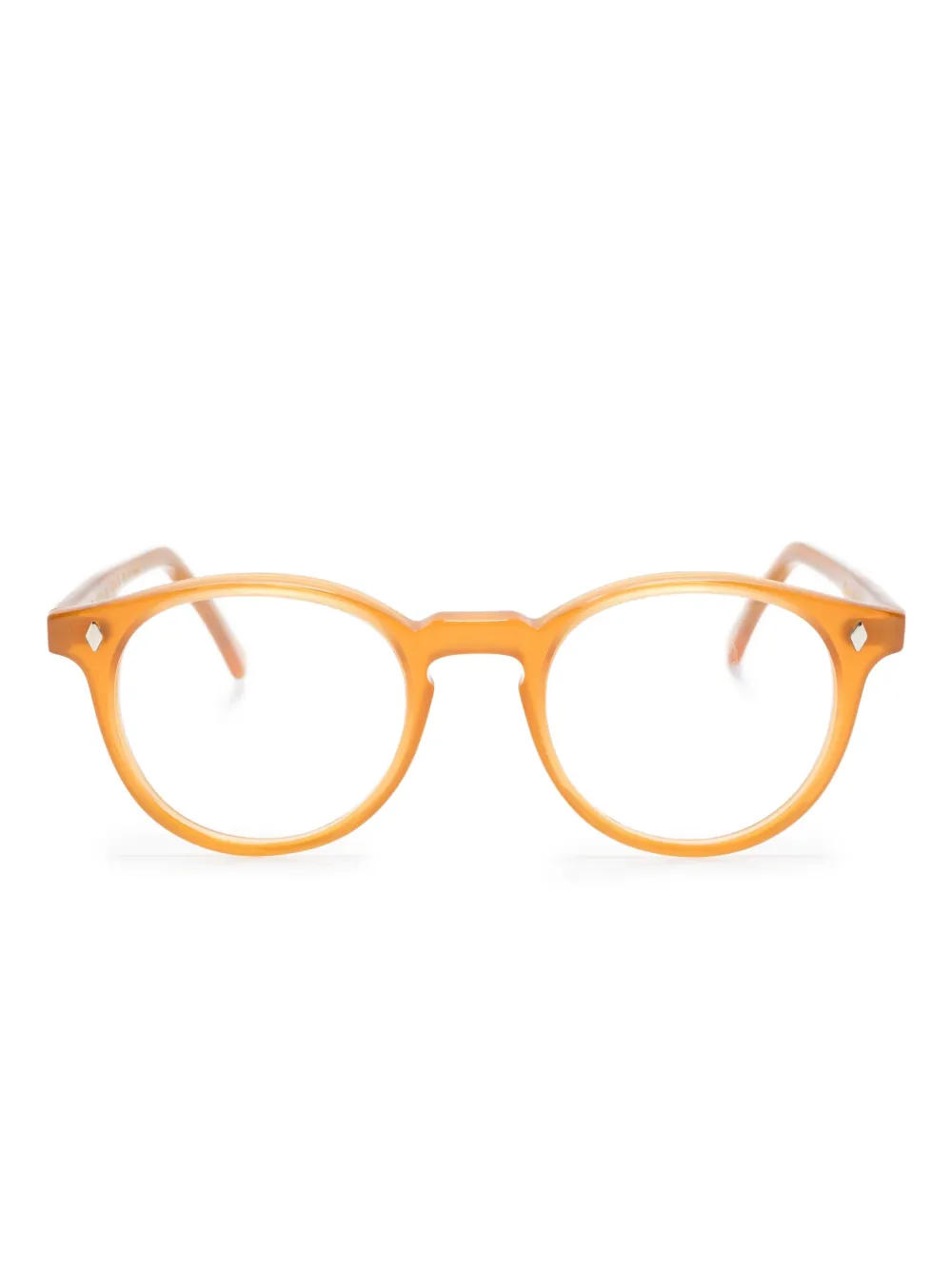 Family Affair Leal Honey round-frame glasses - ブラウン Family Affair Leal Honey round-frame glasses - ブラウン