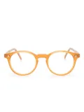 Family Affair Leal Honey round-frame glasses - Brown