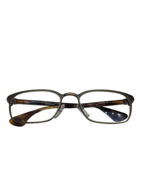Chrome Hearts rectangle-frame glasses