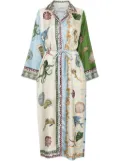 ALEMAIS Bath House midi dress - Neutrals