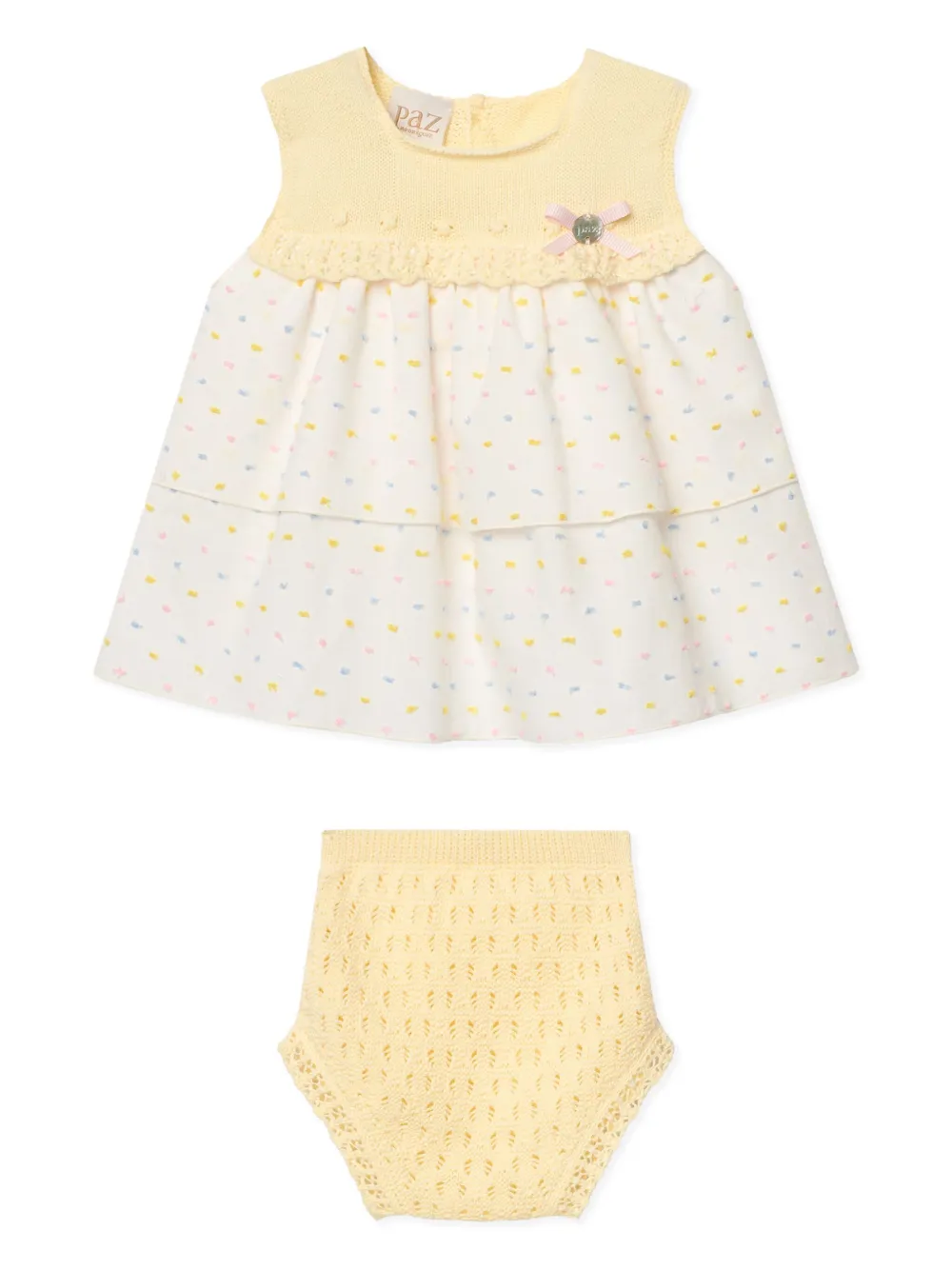 Paz Rodriguez floral-print dress set | Yellow | Image 1