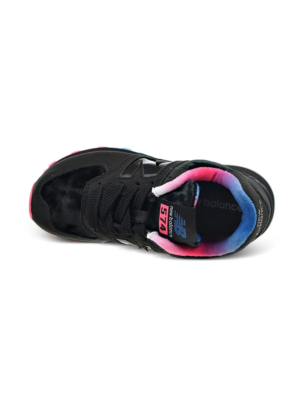 New Balance 574 "Pink Blue" sneakers Black