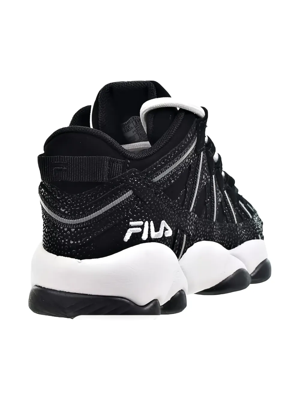 Fila Kids Stackhouse Spaghetti "Black White Black" sneakers Zwart