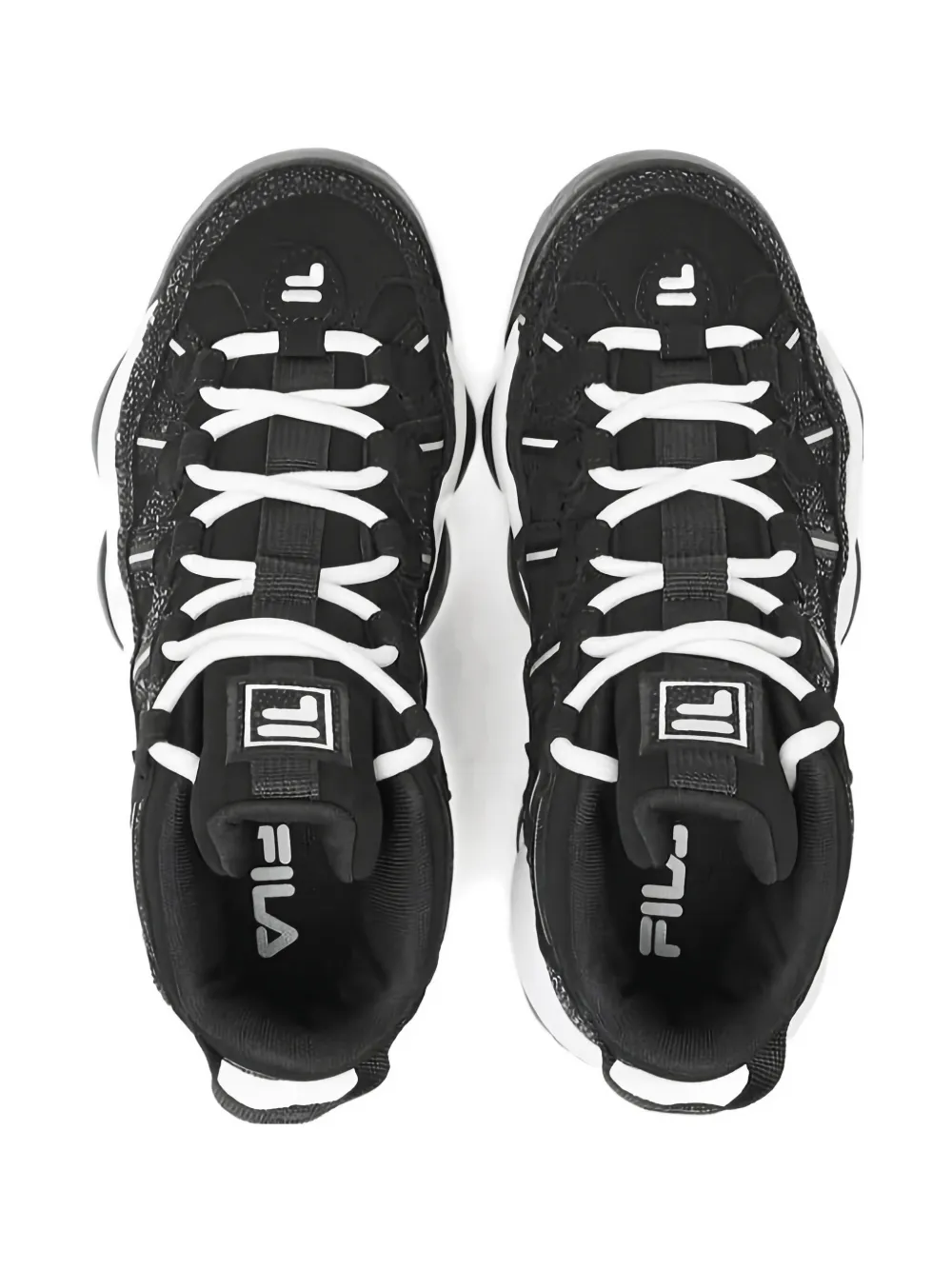 Fila Kids Stackhouse Spaghetti "Black White Black" sneakers Zwart