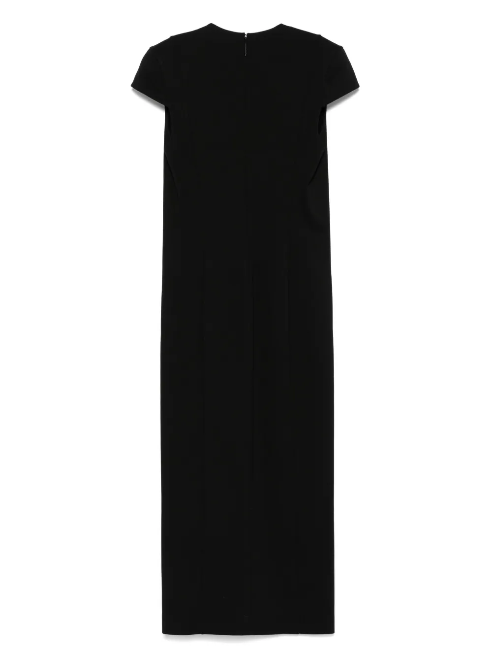Giorgio Armani Midi-jurk met milano-stiksel - Zwart