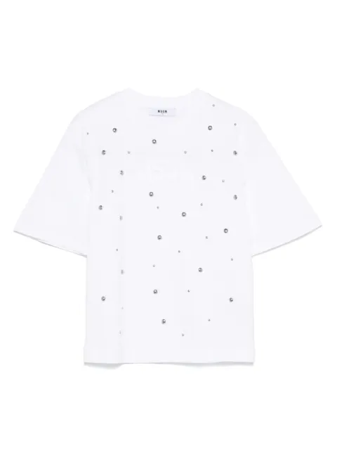 MSGM Kids تيشيرت مرصع