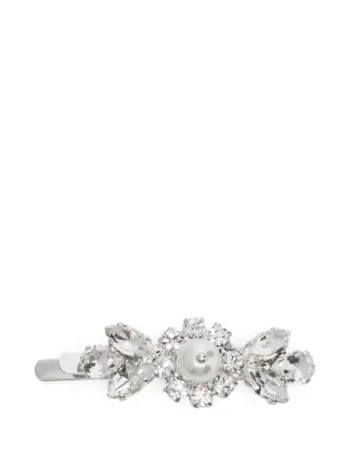 【関税込み】Simone Rocha シルバー Mini Daisy Floret ヘアピン Simone Rocha: Silver Mini Daisy Floret Hair Clip | SSENSE
