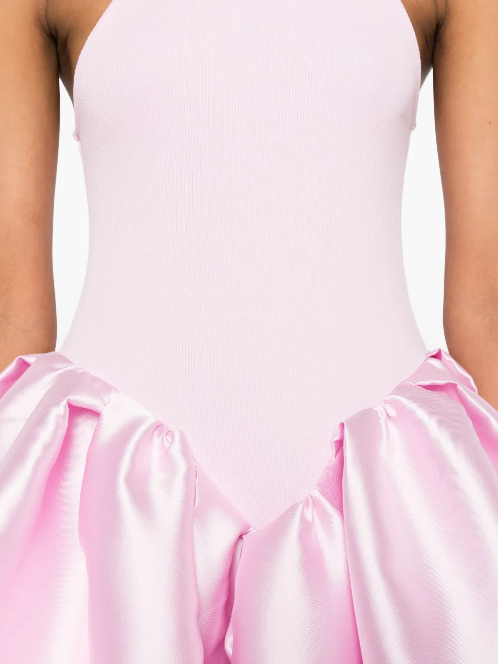 Marques'Almeida Flared mini-jurk Roze