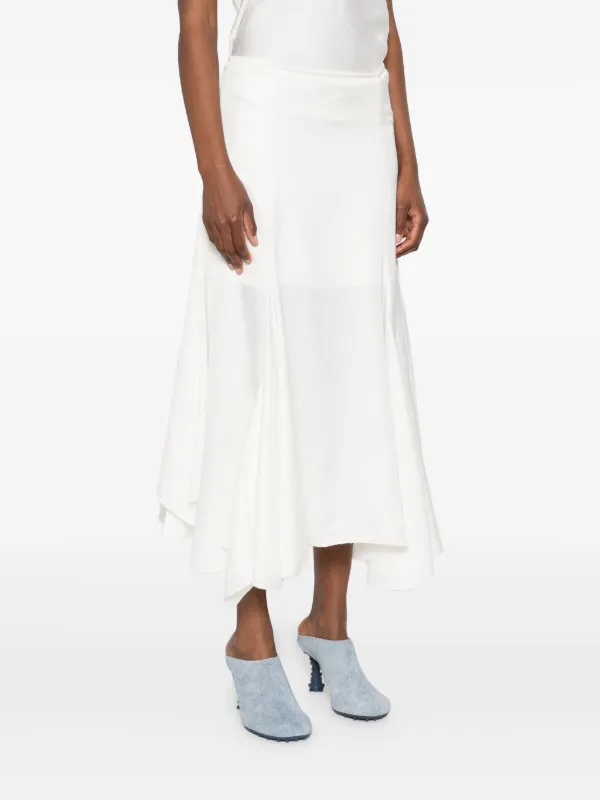 Ｉ31＊MARQUES ALMEIDA マルケス アルメイダ ホワイト スカート I31＊MARQUES ALMEIDA マルケス アルメイダ ホワイト スカート