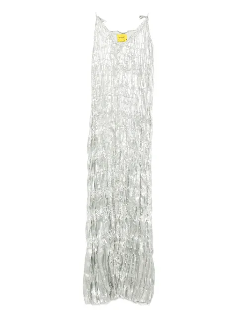 Marques'Almeida crinkled slip dress