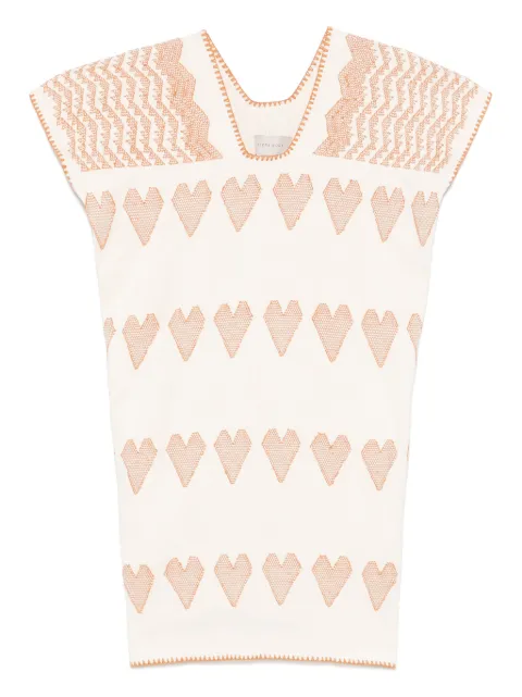 Pippa Holt heart-pattern mini dress
