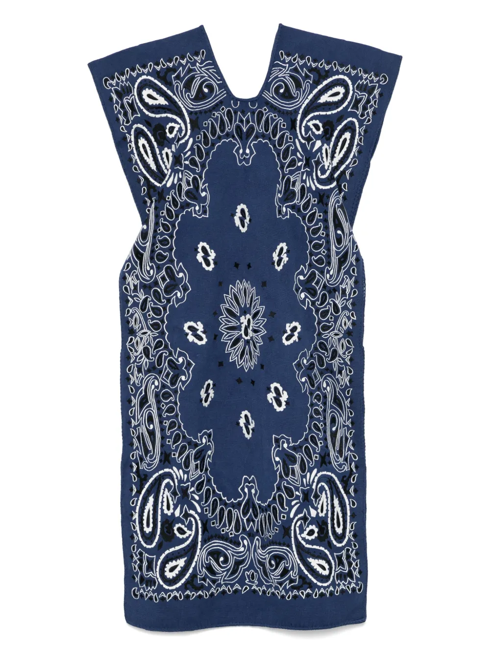 bandana-print midi dress