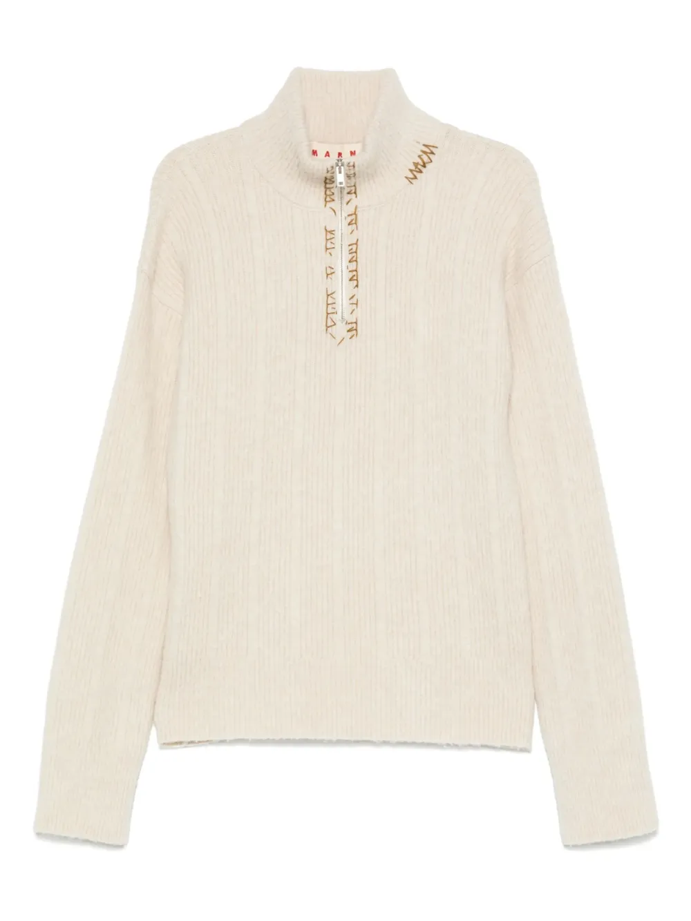 Marni turtleneck sweater | Neutrals | Image 1