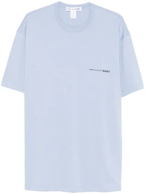 Comme Des Garçons Shirt logo-print cotton T-shirt