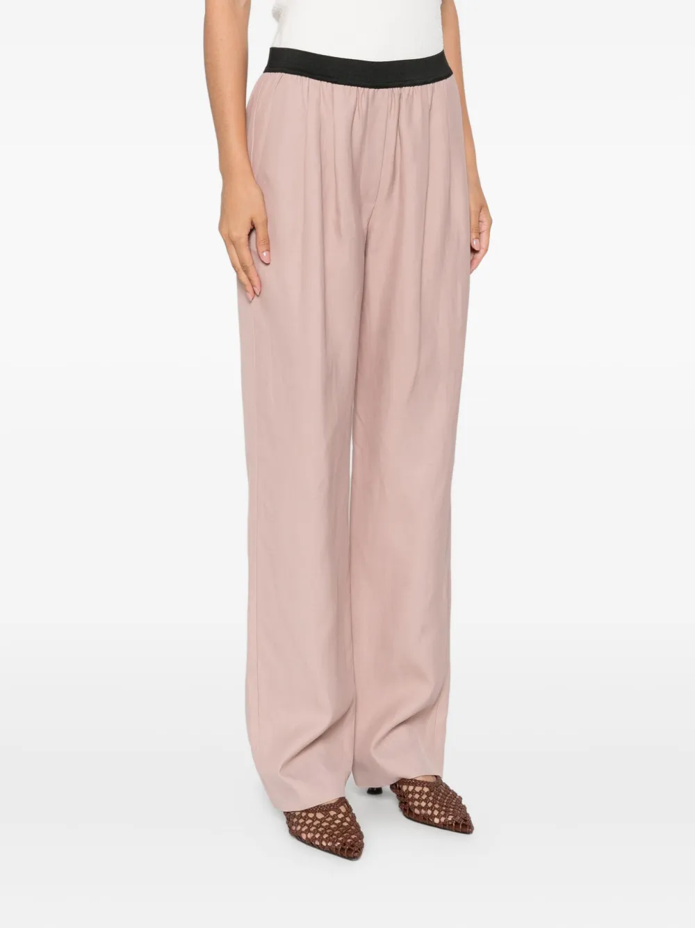 LouLou de Saison pleated trousers Roze