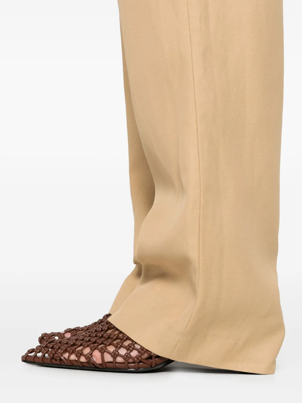 LouLou de Saison straight-leg trousers Beige