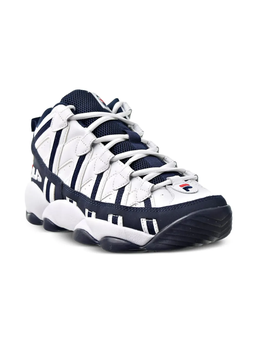 Fila Kids Stackhouse Spaghetti "White Navy Red" sneakers Wit