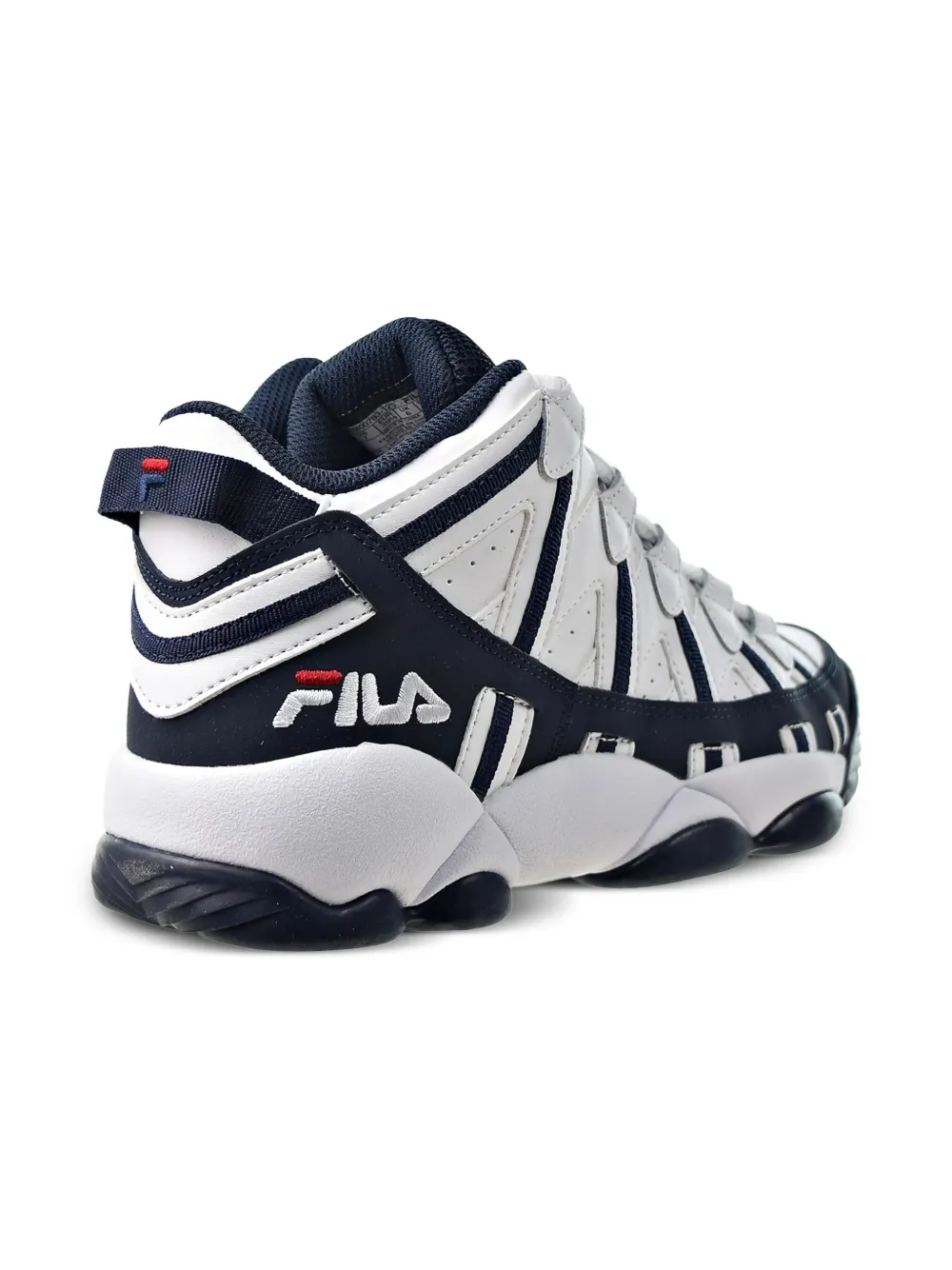 Fila Kids Stackhouse Spaghetti "White Navy Red" sneakers Wit