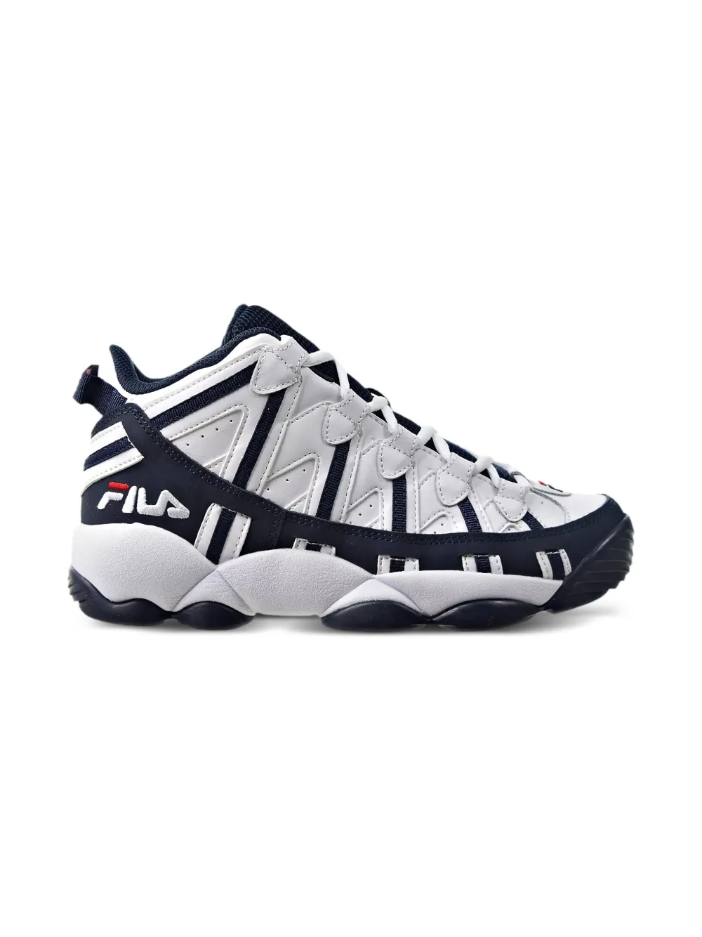 Fila Kids Stackhouse Spaghetti "White Navy Red" sneakers Wit