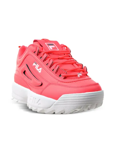 Fila Kids Disruptor II Logo Reveal "Pink/White" sneakers