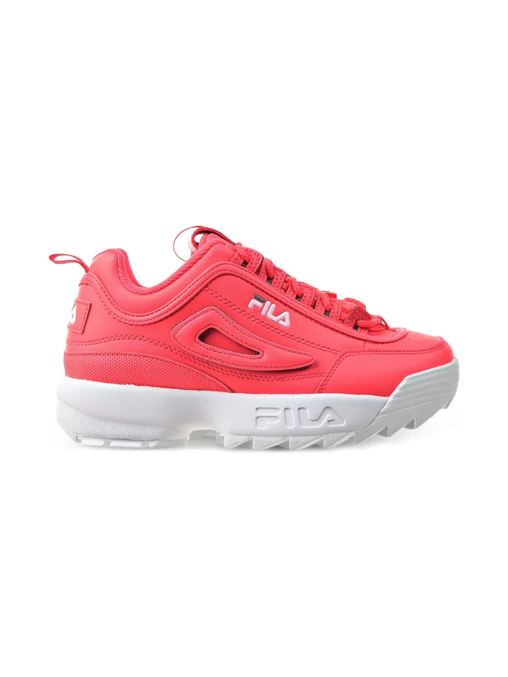 Fila Kids Disruptor II Logo Reveal "Pink White" sneakers Roze