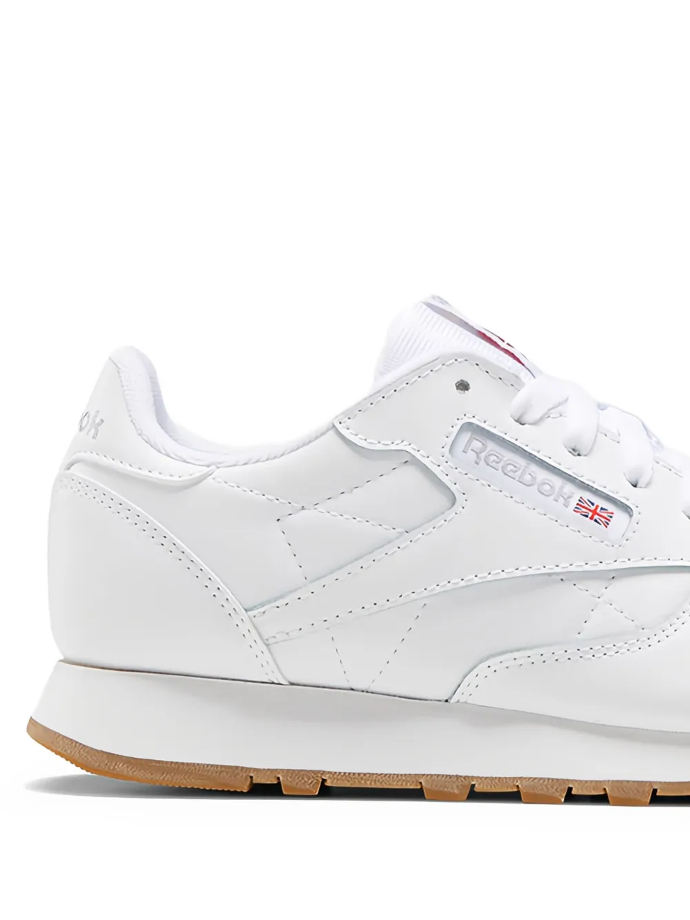 Reebok Kids Classic "White" leren sneakers Wit