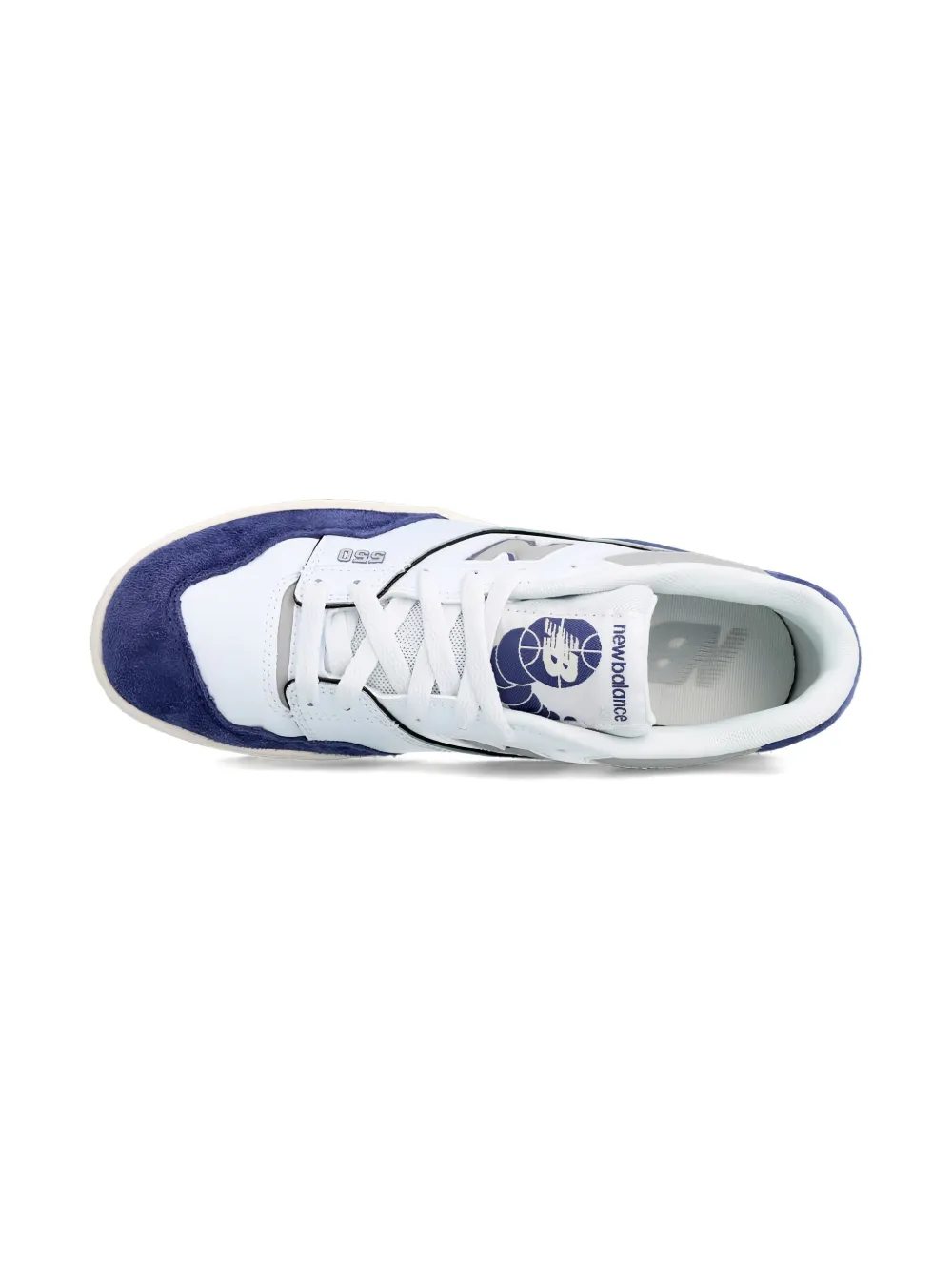 New Balance Kids 550 "White Rain Cloud" sneakers Wit