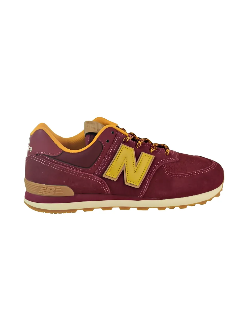 New Balance Kids 574 "Mercury Red Gold Rush" sneakers