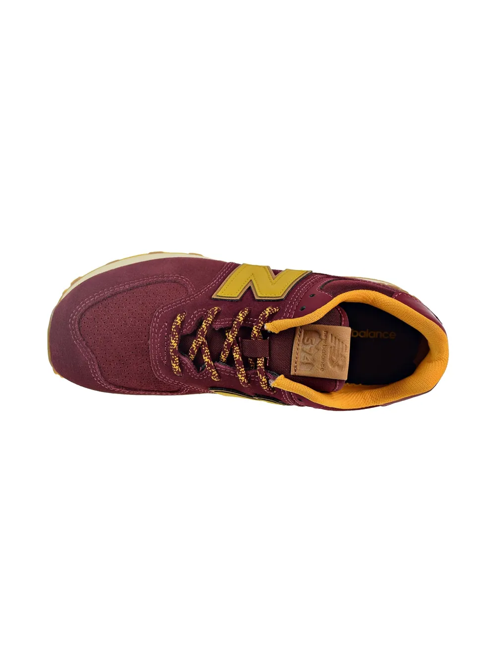 New Balance Kids 574 "Mercury Red Gold Rush" sneakers