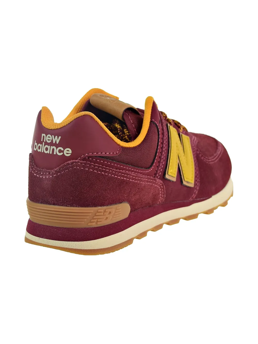 New Balance Kids 574 "Mercury Red Gold Rush" sneakers