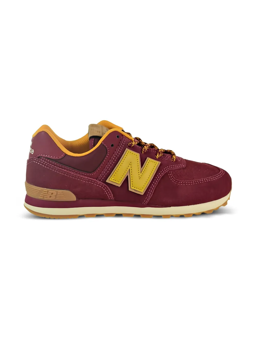 New Balance Kids 574 "Mercury Red Gold Rush" sneakers Rood