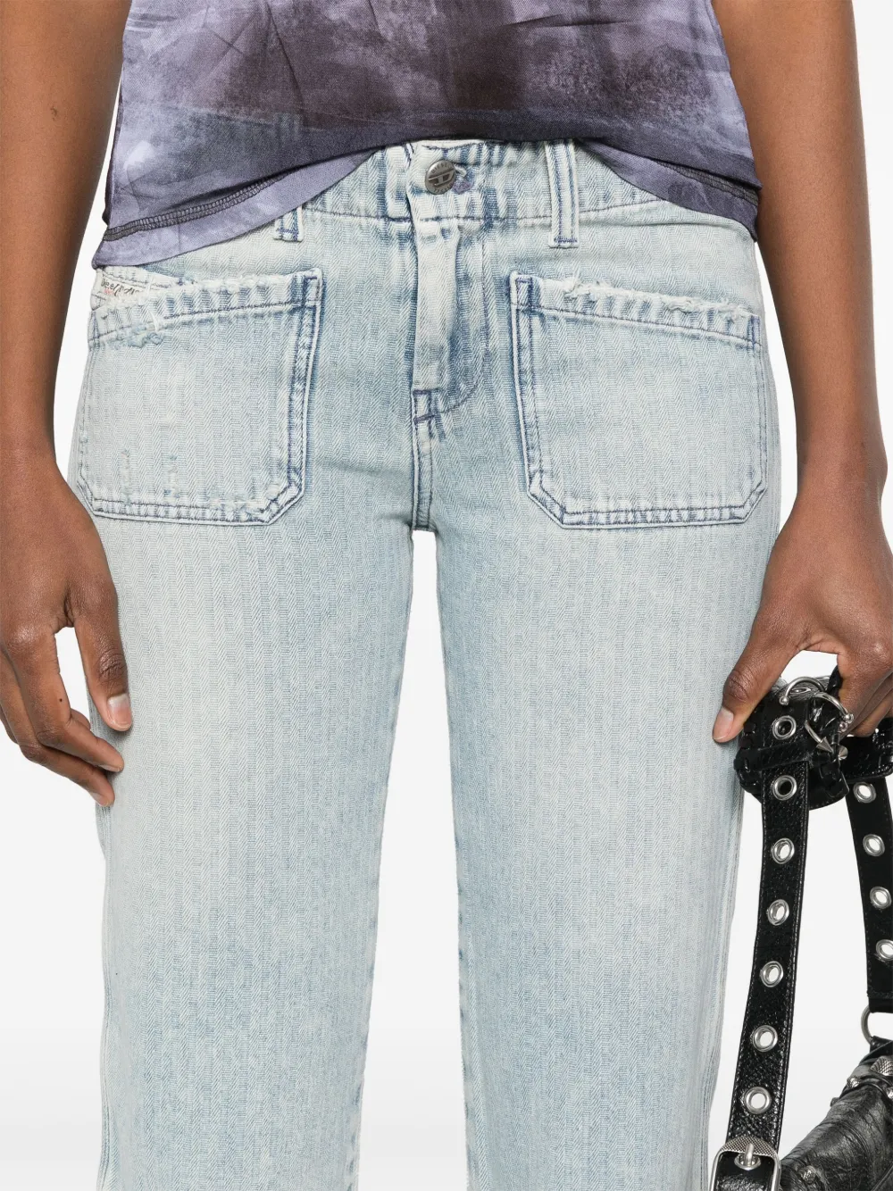 Diesel De-Keate denim shorts Blauw