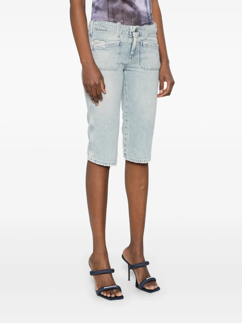Diesel De-Keate denim shorts Blauw