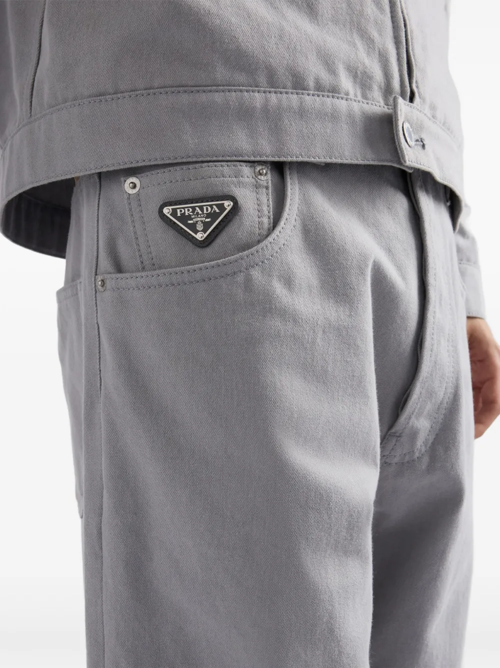 Prada Low waist jeans Grijs