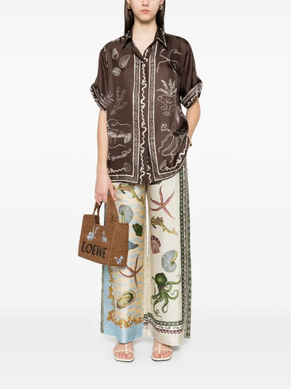 sammy  ALEMAIS Camisa Sammy | Marrom | FARFETCH BR