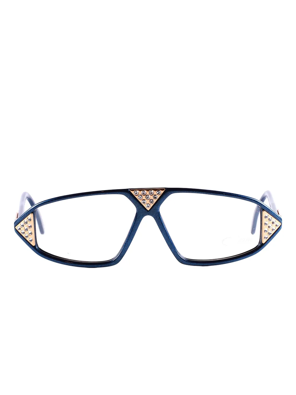 Cazal Cazal crystal-embellished glasses - Blu