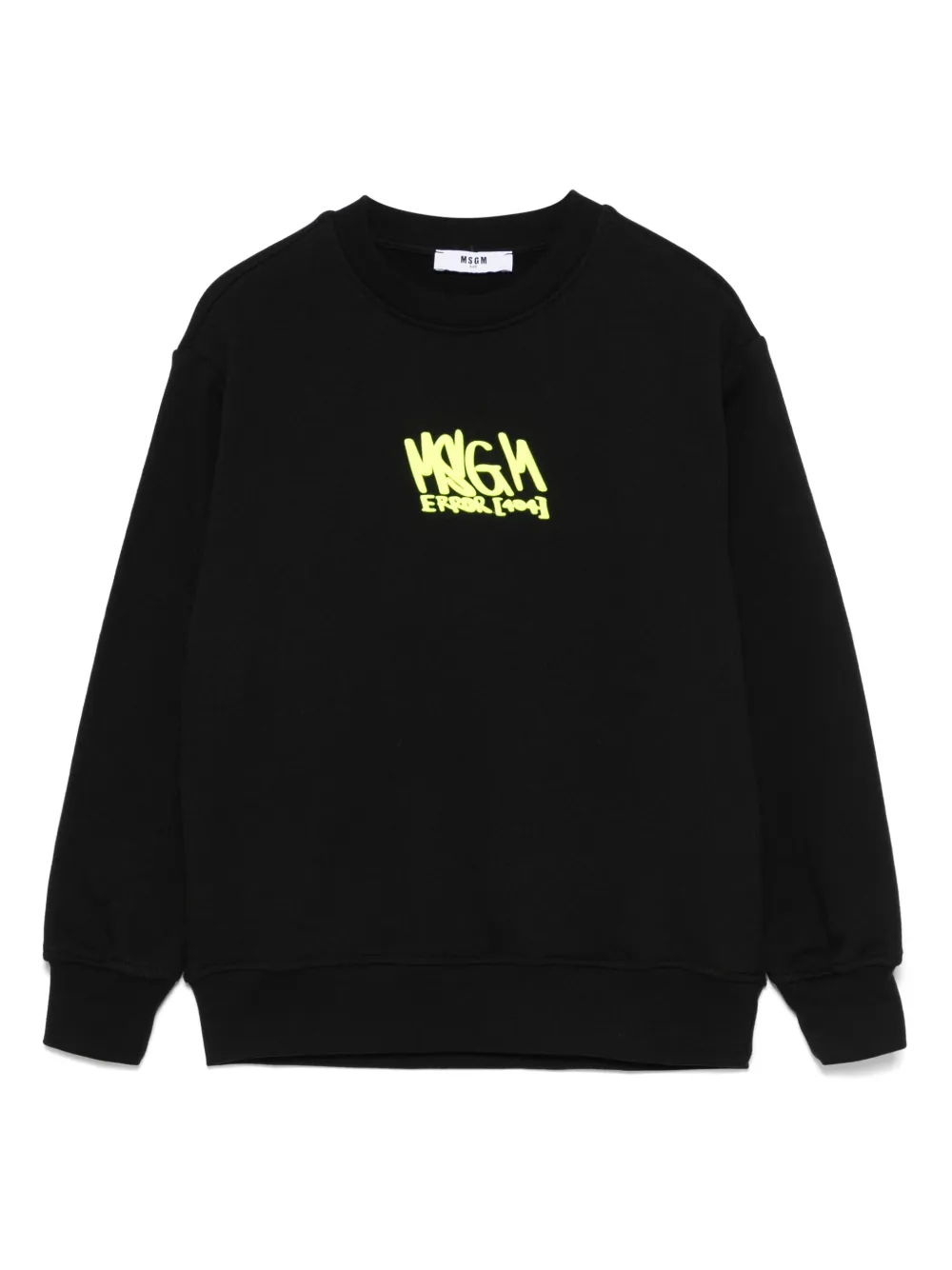 MSGM Kids Sweater met logoprint Zwart