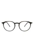 Silhouette round-frame glasses - Black